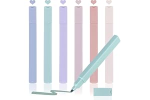 Shuttle Art 6 Pcs Aesthetic Cute Highlighters Bible Highlighters