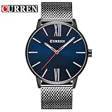 Curren 8238 Mode Uhr Stahlband Analoge Quarzuhr 3ATM Wasserdichte Uhr Modische Stahlband Armbanduhr