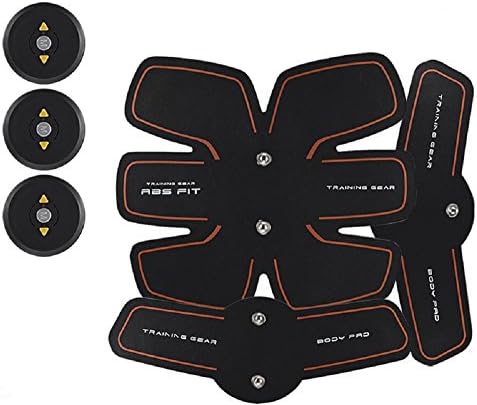 YACOCOS Rechargable Wireless EMS Electric Abdominal Arm Muscles Stimulator Exerciser Intensive Training Fitness Massager Device