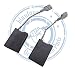 Produktbild Original Blaufaust® Kohlebürsten 6.3x16x22 mm für Bosch GWS GVC GBF GNF