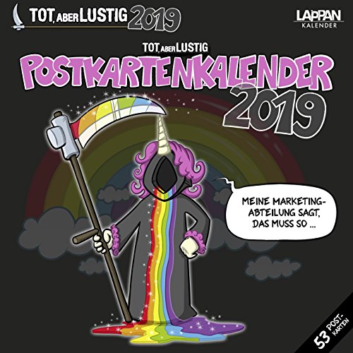 Preisvergleich Produktbild Tot aber lustig! Postkartenkalender 2019