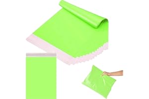 POPOYU Lot de 10 sacs postaux autocollants verts - 60 x 70 cm
