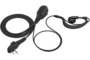 TOPIKY Walkie-Talkie słuchawki, słuchawki douszne M głowa Walkie-Talkie z PTT do HYT Hytera TC-500, TC-518, TC-500S, TC-580, TC-446S, TC-600, TC-610, TC-620, TC-618, TC-700, PD500