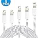 Produktbild WUXIAN Phone Kabel, 5Pack [3/3/6/6/10 FT] Nylon Phone Kabel [MFi Zertifiziert] für iPhone 8/8 Plus 7/7 Plus 6S / 6S Plus 6/6 Plus 5S 5C 5, Pad Air/Air 2, Pad Mini 2/3/4