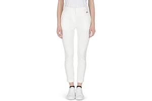 19V69 ITALIA Lea Pr White - Spodnie na co dzień Kobiety