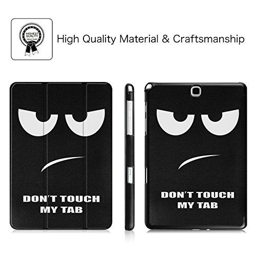 Fintie Samsung Galaxy Tab A 9.7 Hülle Case – Ultra Schlank Superleicht Ständer Smart Shell Cover Schutzhülle Etui Tasche mit Auto Schlaf / Wach Funktion für Samsung Galaxy Tab A 9.7 T550N / T555N 24,6 cm (9,7 Zoll) Tablet-PC, Don’t Touch - 3