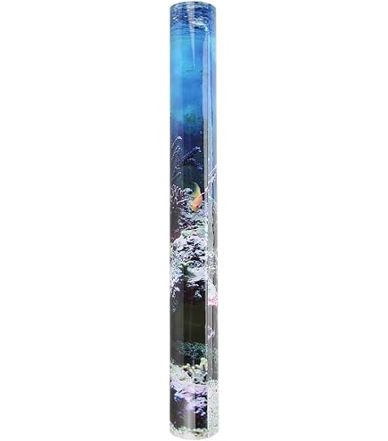 Aquarium-Hintergrund Vinyl – Unterwasser-Landschaft Mit Steinen & Algen, 61 X 40,6 Cm, Für Terrarium & Aquarium