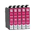 Produktbild 5 Druckerpatronen kompatibel zu Epson 27-XL, T2703, T2713 (Magenta) passend für Epson WorkForce WF-3600 WF-3620DWF WF-3620WF WF-3640DTWF WF-7110DTW WF-7600 WF-7610DWF WF-7620DTWF