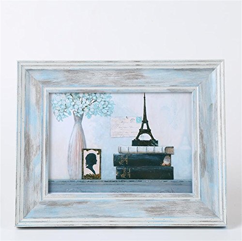 CUI-Picture frame Desktop Ornaments Creativity Simple Vintage Personality Fashion Decoration Child Wedding Photos Living Room Bedroom Offices 7in (Color : A)