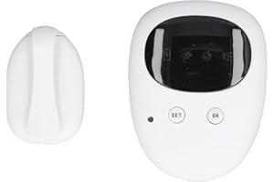 Zwinner Bedwetting Alarm Monitor, Wireless Electric Bed Wetting Sensor for Kids Baby Children, Bed Wetting Alarms for Elderly Girls Boys Deep Sleep, Nighttime Urine Sensor with Sound, Vibration