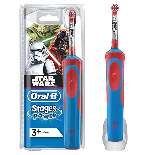 Oral-B Stages Power Kids - Cepillo de dientes eléctrico, diseño Star Wars