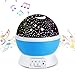 Produktbild Upgrade- Musik LED Stern Himmelbeleuchtung Projektor Kinder | Sternenhimmel Nachtlichter Schlafzimmer | Beleuchtunglampe | Lichterprojektor 360 Grad Drehen Baby Zimmer | Geschenk Aufladbar von XFH (Blau-Music)
