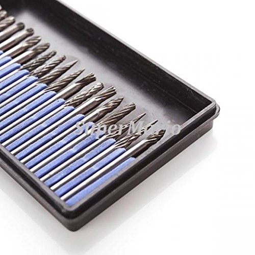 ‚SHINA 20 x 1/8 Set Erdbeeren aus Wolframkarbid CED 3 mm für CNC Werkzeug DIY, Tranchiermesser, Gravur, Bohren von Tischlerarbeiten Dremel - 3