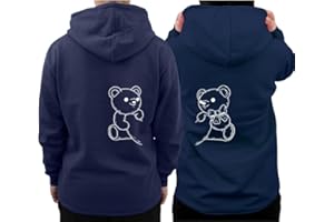 gi Graphic Impact Piece of You Teddy Matching Set Him And Her Unisex Hoodie Novelty Design Gift Idea Wife Husband Girlfriend Boyfriend Love Valentines Day Couples Matching Hoodies
