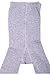 Weri Spezials Baby and Children Tights Flowers and Stripes, Grey, Size: 5-6 years (110/116)
