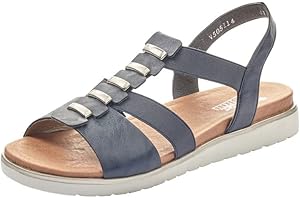 Rieker Damen Frühjahr/Sommer V5051 T-Spangen Sandalen