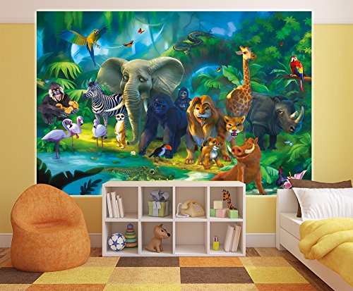 GREAT ART Safari Wanddekoration – Wandbild Dschungel Motiv XXL Poster (140 x 100 cm) - 8