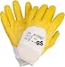 Produktbild 12 Paar Arbeitshandschuh-Gelb Nitras EN 388 Cat 2 Gr. 9