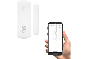 YoLink Door Sensor, 1/4 Mile World's Longest Range Smart Home Wireless Window Door Sensor, Smart Sensor with Remote Monitor App Notifications Open Reminder - YoLink Hub Required
