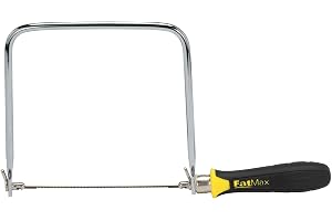 Stanley FatMax Dekopparsåg 0–15-106 (160 mm längd, 170 mm ramstorlek, specialsåg för hårt och barrträ, förkromad stålram, erg