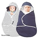 Wallaboo Einschlagdecke Coco, Sehr praktische und Kuschelweiche Babydecke, 100% Baumwolle - 5