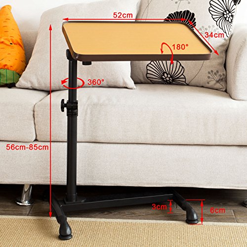 SoBuy® Pflegetisch, Betttisch, Beistelltisch, Tisch, FBT07N3-N - 3
