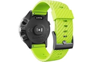 WIIKAI Bracelet de Rechange en Silicone pour suunto 7/9/9 baro/Spartan Sport/D5 Bracelets de Montre de Rechange.