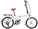 Produktbild Fiat 500 Erwachsene Pop Sport 20" Faltrad mit Shimano Gangschaltung White Klapp Fahrrad, weiß