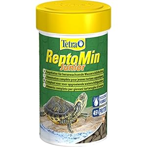 Tetra Tetra ReptoMin Junior (Futtersticks speziell für heranwachsende Wasserschildkröten), 2er Pack (2 x 100 ml Dose)