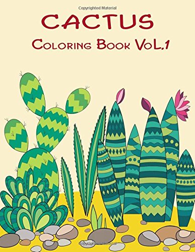 CACTUS : Coloring Book VoL.1: Design Coloring Book
