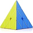 Kids Dukaan Pyramid Cube 3 * 3 Super Speed Triangle Puzzle Cube (Sticker Less),14+ years