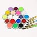 Fashion gallery Nail Acrylic Powder Liquid 18 Colors Diy Colourful Dust Set For 3d Art Mold Crystal Brush Coloured carving powder Freeshipping