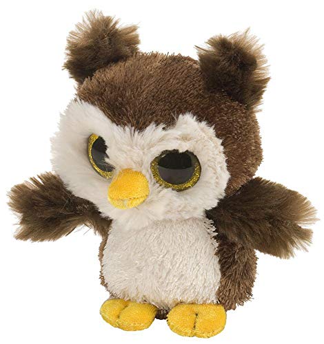 Wild Republic 13706 - Li'l Sweet&Sassy Gufo di Peluche, Root Beer, 13 cm
