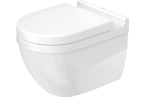 Duravit WC Starck 3 2527092000 - WC da parete, 540 mm, colore: Bianco
