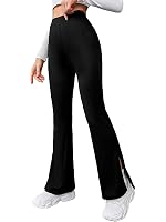 Milumia Women's Mesh Square Neck Long Sleeve Crop Top - Sheer Hanky Hem Tee, Black, Medium - View #5