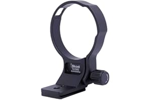 iShoot 76mm Metal Lens Collar Tripod Mount Ring Compatible with Tamron 18-400mm f/3.5-6.3 Di II VC HLD B028, Lens Support Holder Bracket Bottom is Arca-Swiss Fit Quick Release Plate Dovetail Groove