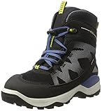 Obermaterial Syntetik ECCO Jungen Snow Mountain Stiefel, Schwarz Titanium/Black, 39 EU