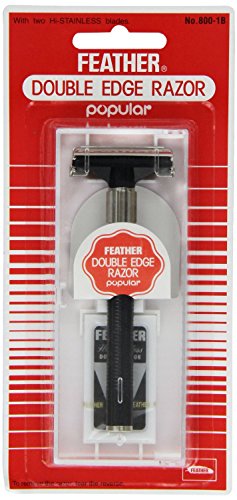 Feather Double Edge Razor Popular With 2 Feather Blades- Made In Japan RS.999 (50.00% Off) - Amazon