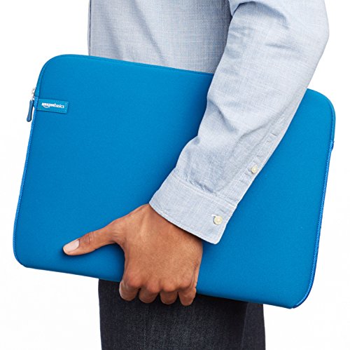 AmazonBasics Laptop-Schutzhülle, für eine Bildschirmdiagonale von 17,3 Zoll, Hellblau - 2