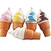 Produktbild PINEsong 10cm Ice Cream Simulation Cake Slow Rising Cellphone Straps Bread Toys Gelegentliche Farbe (Gelegentliche Farbe)