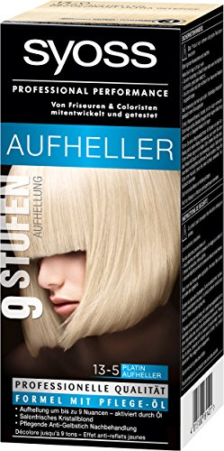 Syoss Coloration 13-5 Platin Aufheller, 3er Pack (3 x 157 ml)
