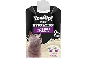 ANIMALUJOS Leche para Gatos con Taurina y Calcio, 0% Grasas, 200 ml – Pack de 3 Unidades – Suplemento Nutricional Natural, Ideal para la Salud Ósea y Cardiaca de tu Gato - Yowup!