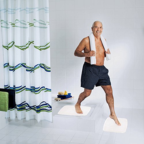 Duscheinlage, Duschmatte, Sicherheitseinlage für die Dusche Modell „COMFORT“ Größe: 54 x 54cm Farbe: Weiss - 3