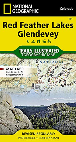 Red Feather Lakes/glendevey (National Geographic Trails Illustrated Map)