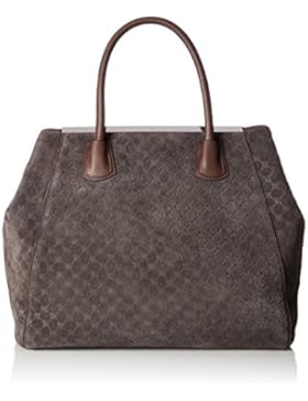 JOOP! Damen Velluto Stampa Myrrha Lvz Henkeltasche, Grau (Dark Grey), 15x33x38 cm