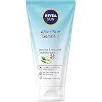 NIVEA SUN After Sun Sensitiv SOS Creme-Gel (175 ml), kühlendes After Sun Gel mit hautberuhigender Wirkung, Hautgel mit…