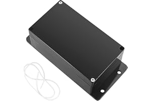 HUAMIRRA Boîte de jonction pour Électronique, Boite de Derivation Etanche Electrique Exterieur, 158 x 90 x 60 mm Boîte de Dérivation Boîtier, avec Oreilles, pour Boîte de Dérivation Électrique DIY