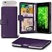 Produktbild Fone-Case (Dark Purple) Aldi MEDION LIFE E5005 Hülle Clamp-Art-Mappen Schutz-PU-Leder-Abdeckung