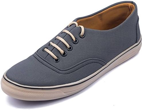 Rosso Italiano Men's black Casual Canvas sued Sneakers Shoe
