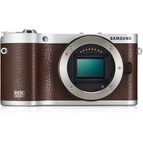 Samsung Smart NX300 Compact System Camera with 20-50mm Lens - Brown (20.3MP, CMOS Sensor) 3.3 inch AMOLED Screen